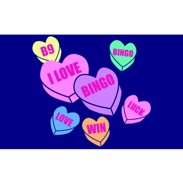 Bingo Valentine's Day Heart Cute Silhouette Drawing Great Gift Bumper Sticker