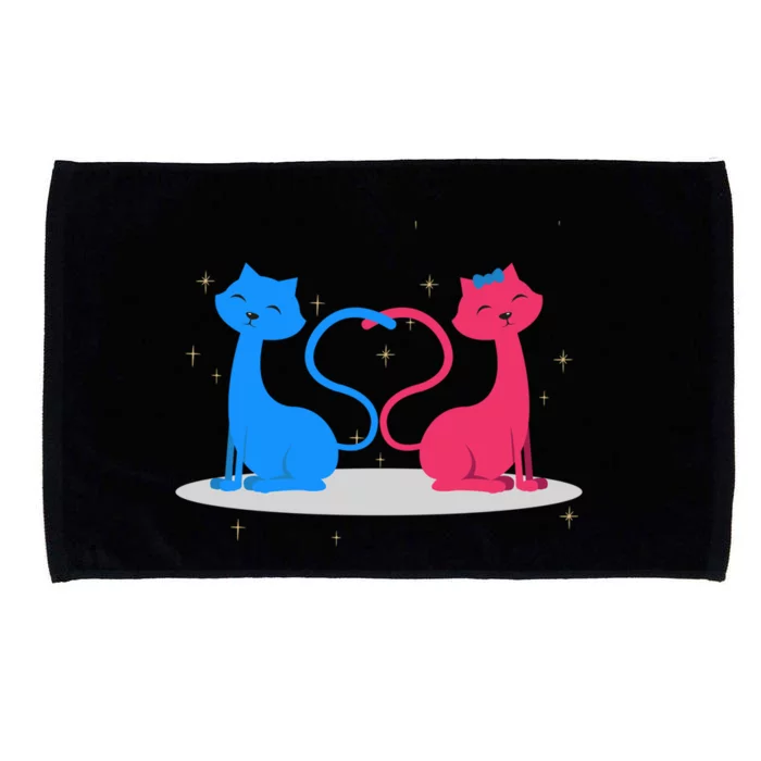 Brand: Valentines Day Clothes Rotic Loving Valentine's Day Cats For Lovers Grea Microfiber Hand Towel