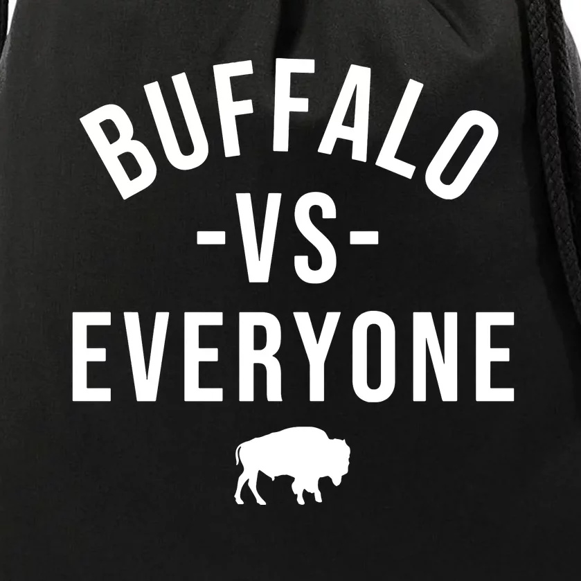 Buffalo Vs Everybody Drawstring Bag