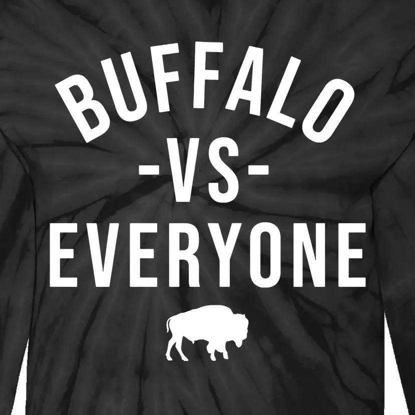 Buffalo Vs Everybody Tie-Dye Long Sleeve Shirt