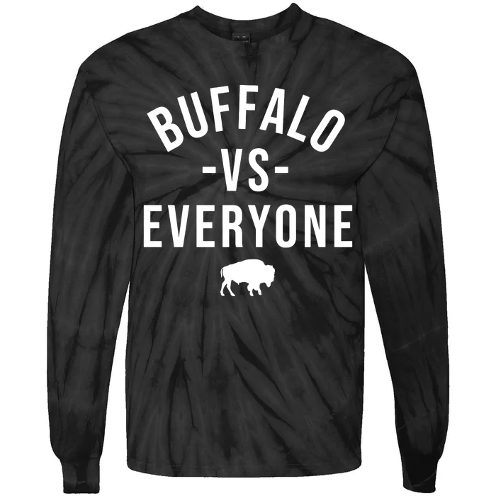 Buffalo Vs Everybody Tie-Dye Long Sleeve Shirt