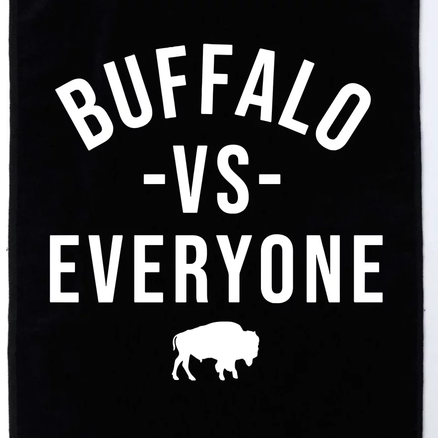 Buffalo Vs Everybody Platinum Collection Golf Towel