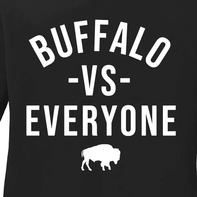 Buffalo Vs Everybody Ladies Long Sleeve Shirt