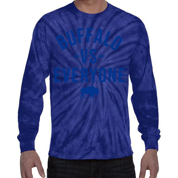 Buffalo Vs Everybody Tie-Dye Long Sleeve Shirt