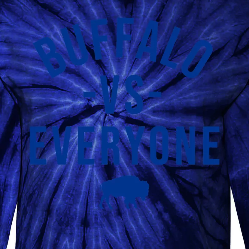 Buffalo Vs Everybody Tie-Dye Long Sleeve Shirt