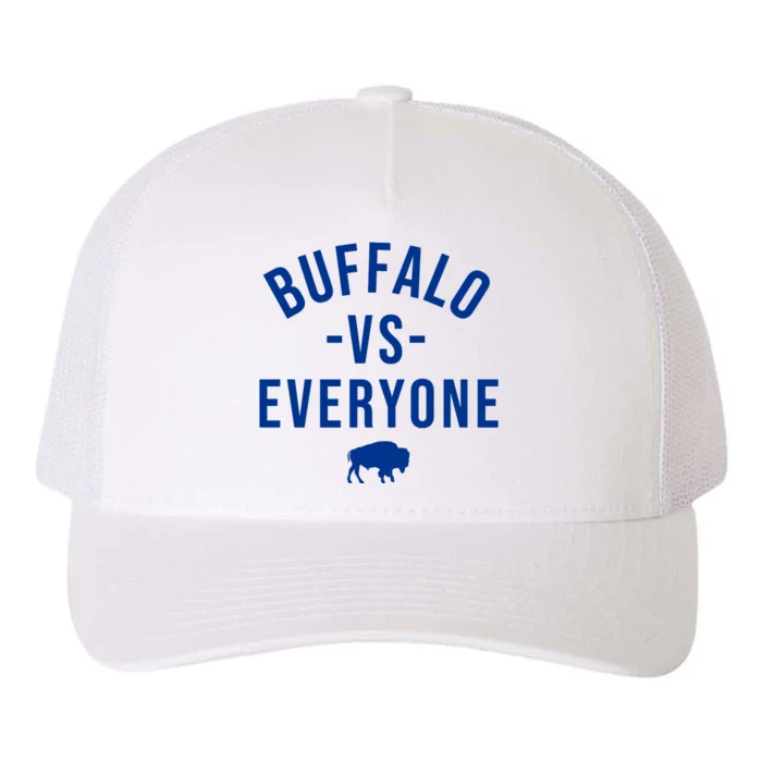 Buffalo Vs Everybody Yupoong Adult 5-Panel Trucker Hat