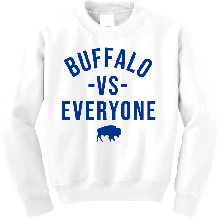 Buffalo Vs Everybody Kids Sweatshirt