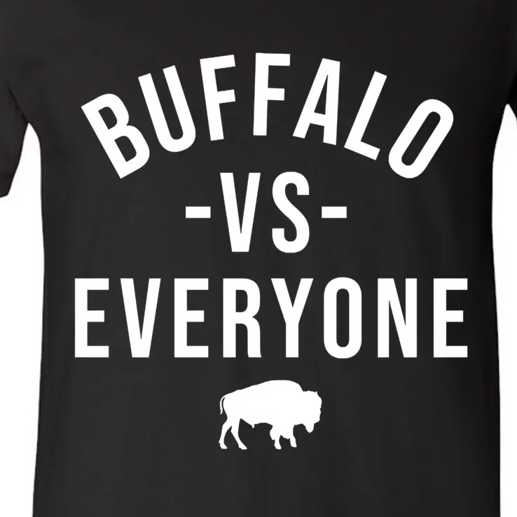 Buffalo Vs Everybody V-Neck T-Shirt