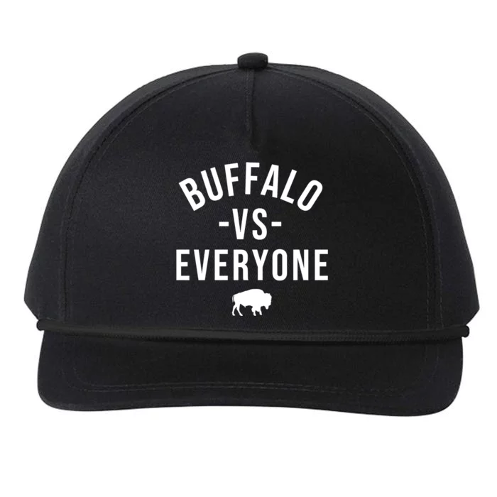 Buffalo Vs Everybody Snapback Five-Panel Rope Hat