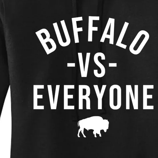 Buffalo Vs Everybody Women's Pullover Hoodie