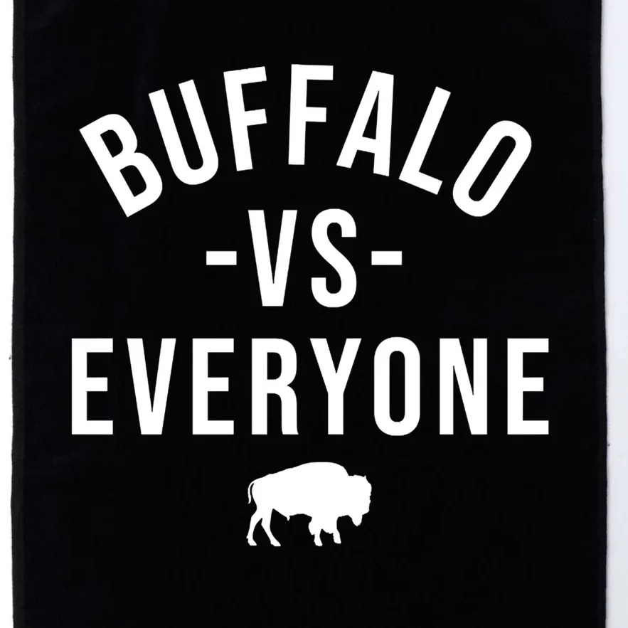 Buffalo Vs Everybody Platinum Collection Golf Towel