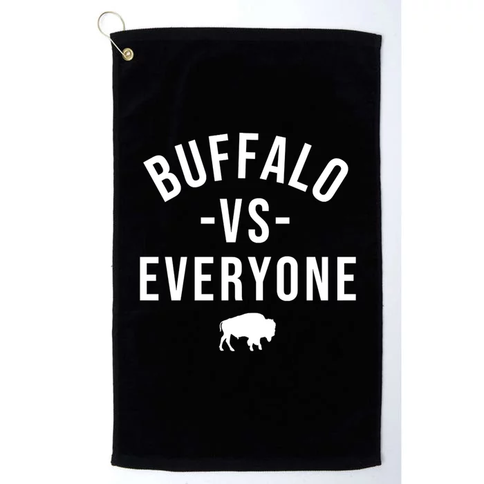 Buffalo Vs Everybody Platinum Collection Golf Towel