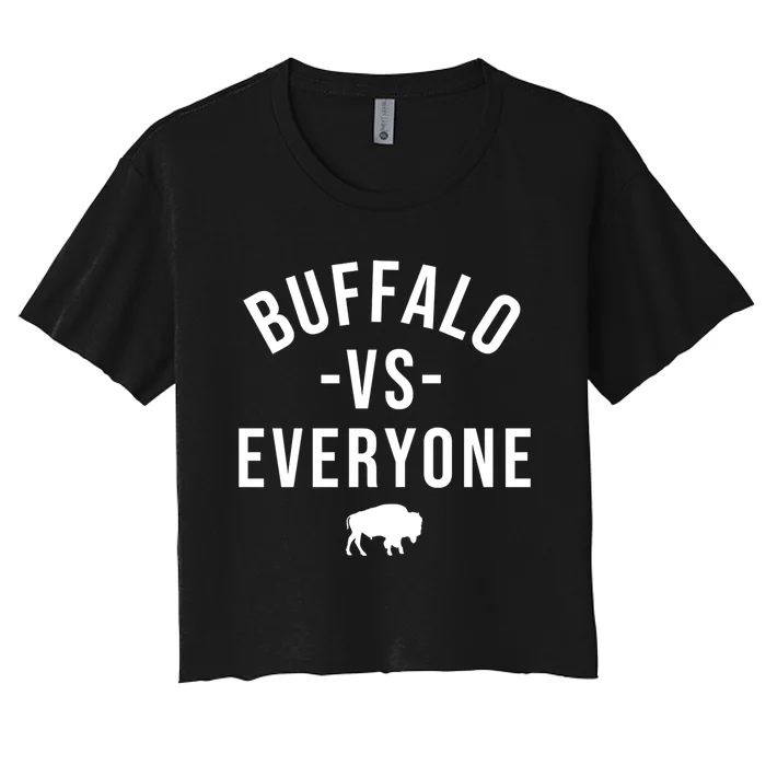 Buffalo Vs Everybody Women's Crop Top Tee