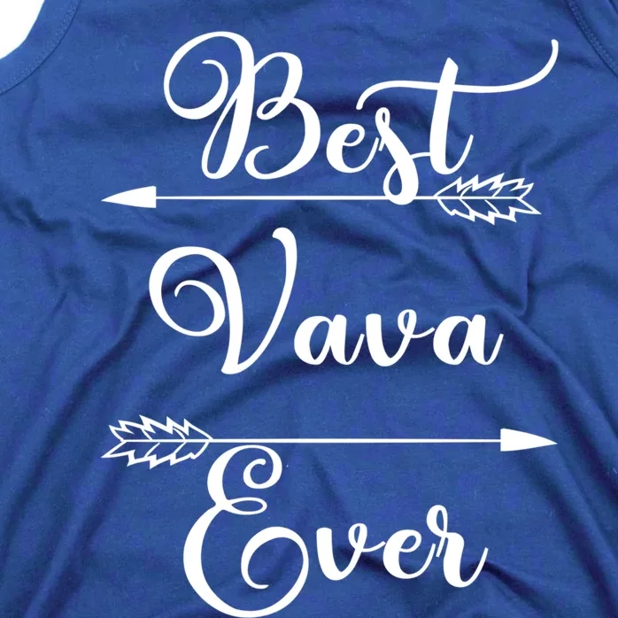 Best Vava Ever Proud Grandmas Birthday Family Christmas Cute Gift Tank Top