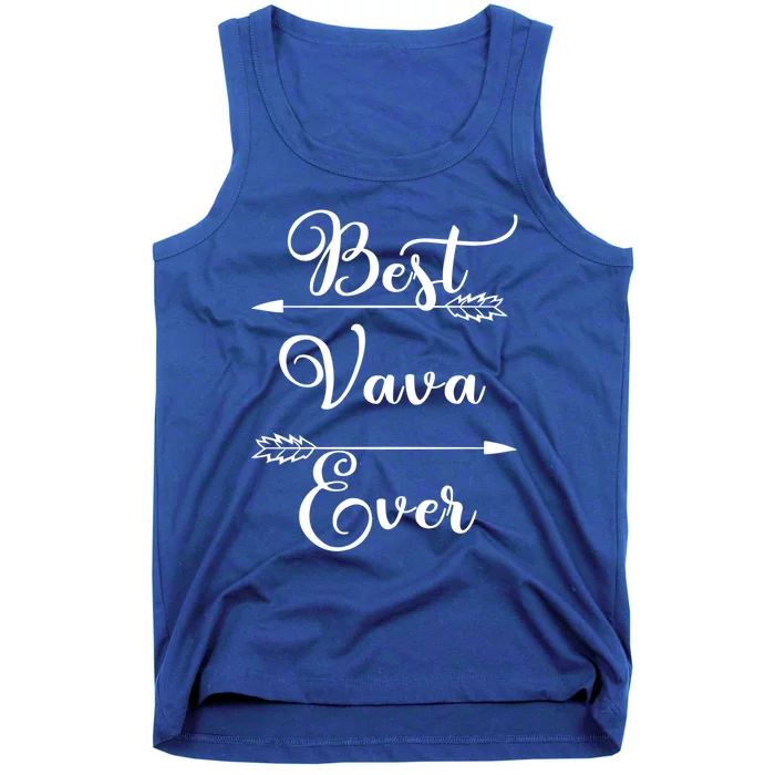 Best Vava Ever Proud Grandmas Birthday Family Christmas Cute Gift Tank Top