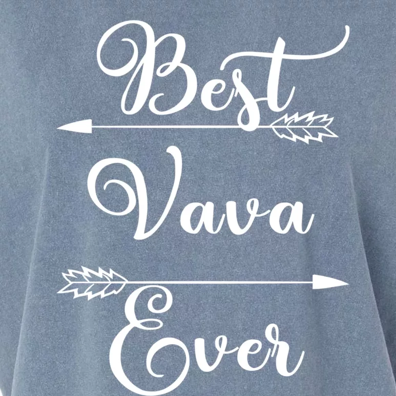 Best Vava Ever Proud Grandmas Birthday Family Christmas Cute Gift Garment-Dyed Women's Muscle Tee