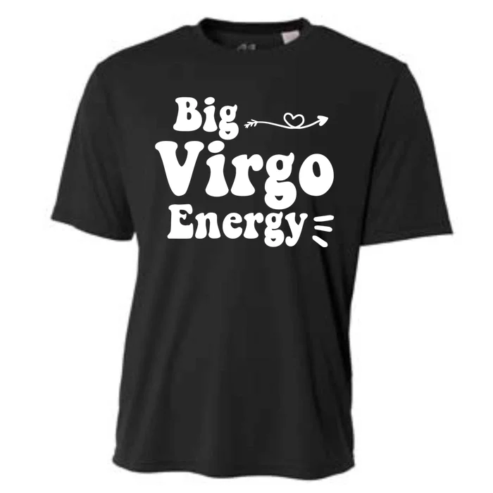 Big Virgo Energy Groovy Zodiac Sign Astrology Horoscope Cool Gift Cooling Performance Crew T-Shirt