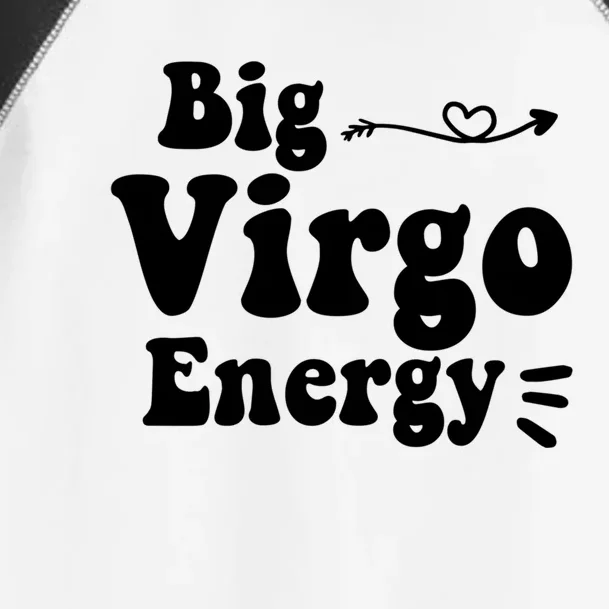 Big Virgo Energy Groovy Zodiac Sign Astrology Horoscope Cool Gift Toddler Fine Jersey T-Shirt