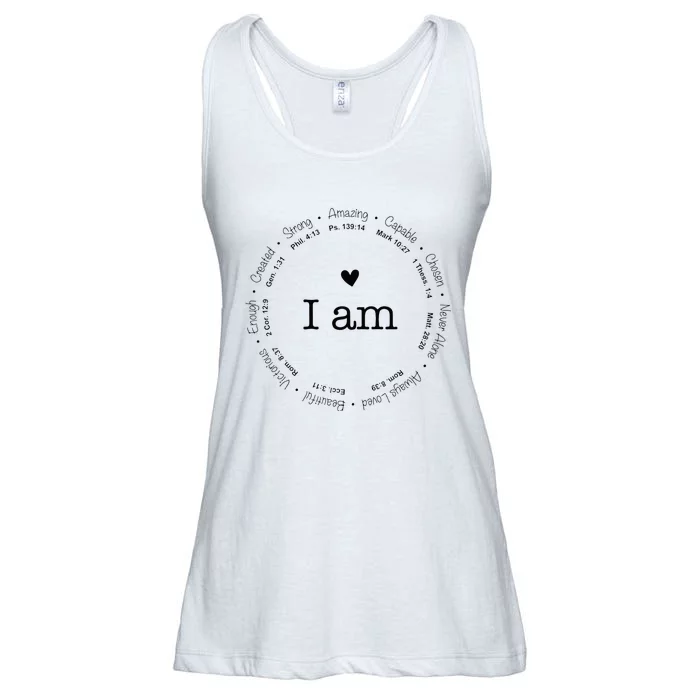 Bible Verse Faith Based Christian I Am A Christian Ladies Essential Flowy Tank