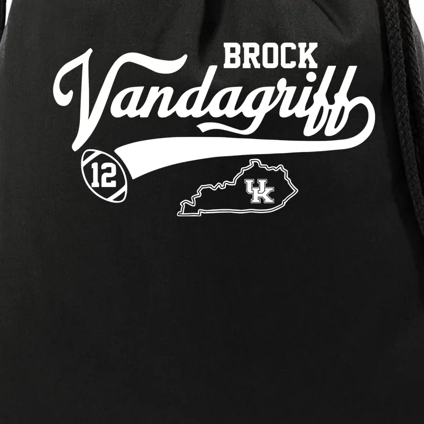 Brock Vandagriff Flair Script Drawstring Bag