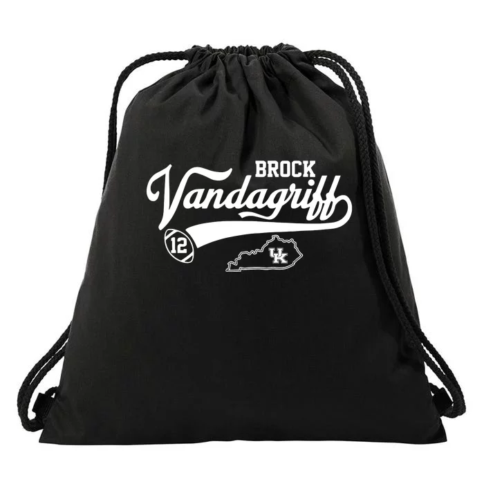 Brock Vandagriff Flair Script Drawstring Bag