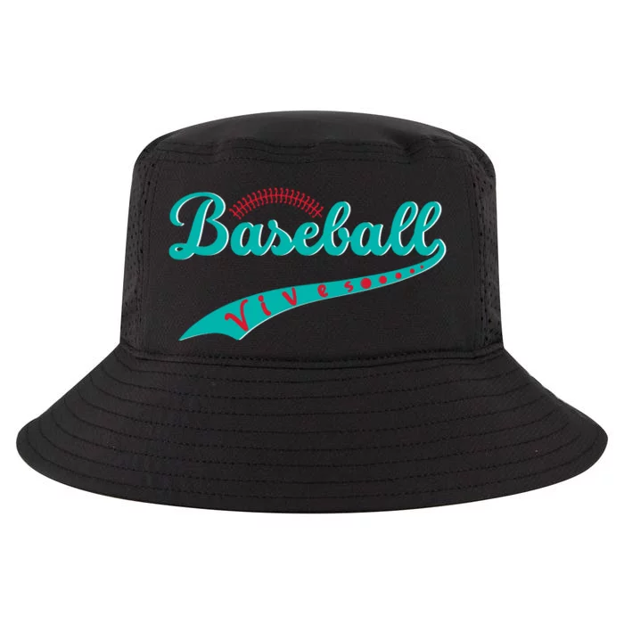 Baseball Vibes Funny Baseball Gift Cool Comfort Performance Bucket Hat