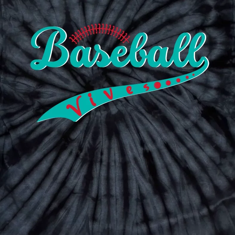 Baseball Vibes Funny Baseball Gift Tie-Dye T-Shirt