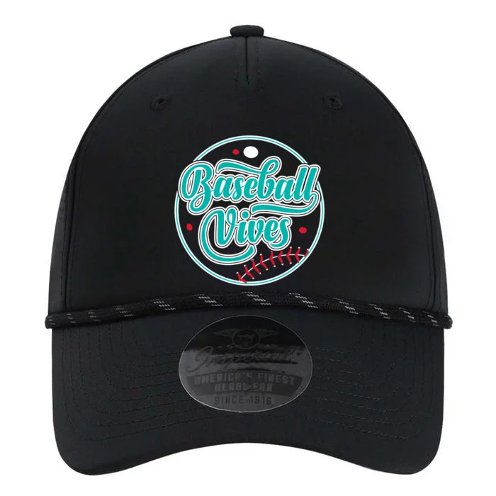 Baseball Vibes Funny Baseball Gift Performance The Dyno Cap