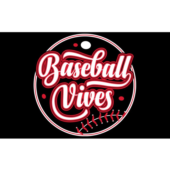 Baseballl Vives Funny Baseball Game Bumper Sticker