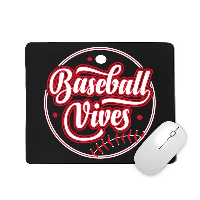 Baseballl Vives Funny Baseball Game Mousepad