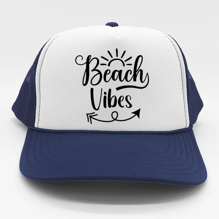 Beach Vibes Graphic Trucker Hat