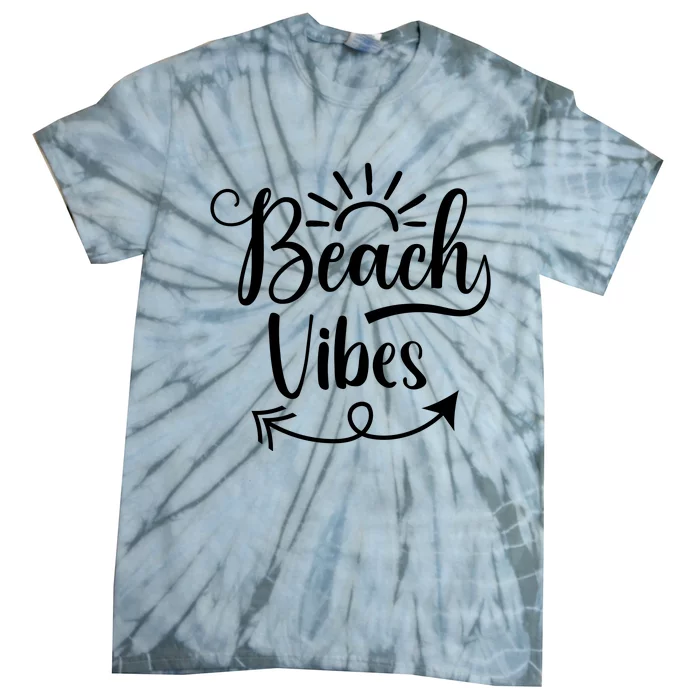 Beach Vibes Graphic Tie-Dye T-Shirt