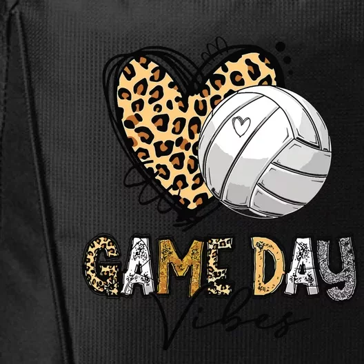 Bleached Volleyball Game Day Vibes Volleyball Mom Leopard City Backpack