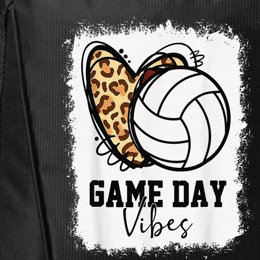 Bleached Volleyball Game Day Vibes Volleyball Mom Game Day City Backpack