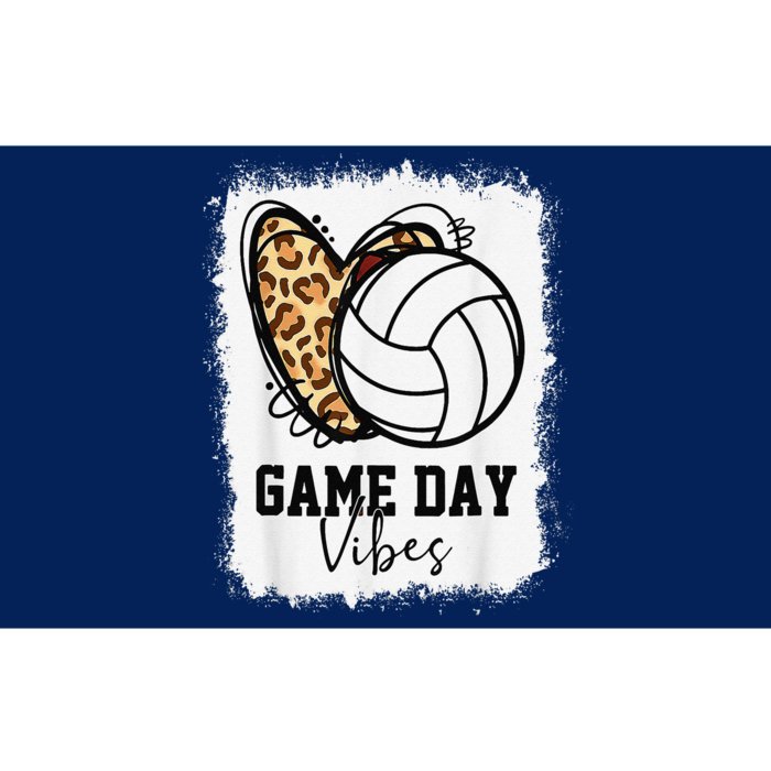 Bleached Volleyball Game Day Vibes Volleyball Mom Game Day Bumper Sticker