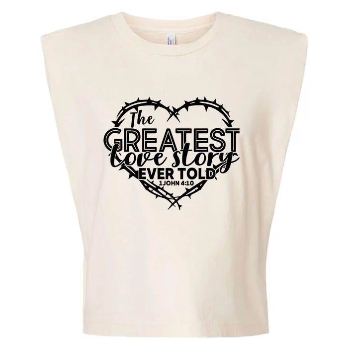 Bible Verse Good Friday Easter Bible GodS Love Garment-Dyed Women's Muscle Tee