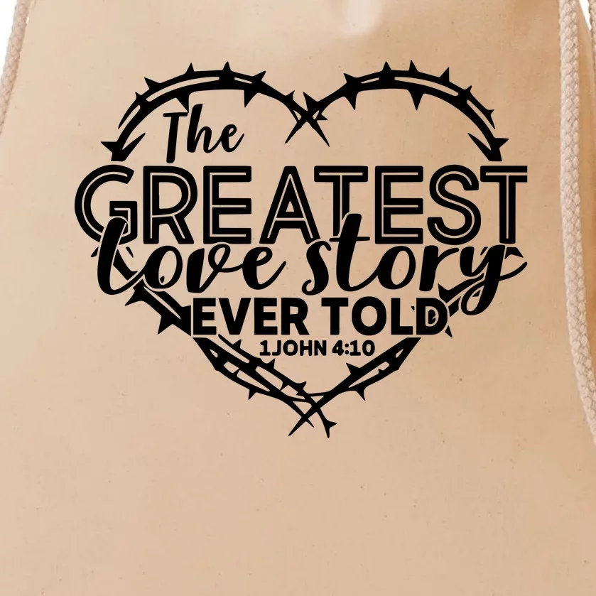 Bible Verse Good Friday Easter Bible GodS Love Drawstring Bag