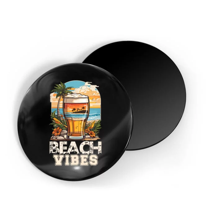 Beach Vibes Graphic Magnet