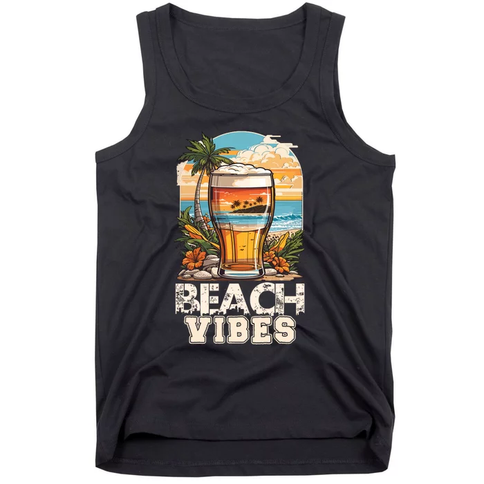 Beach Vibes Graphic Tank Top