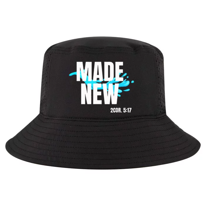 Bible Verse Made New Christian Baptism Christian Bible Cool Comfort Performance Bucket Hat