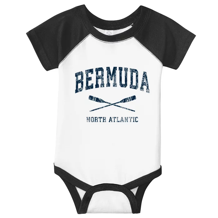 Bermuda Vintage Nautical Paddles Sports Oars Infant Baby Jersey Bodysuit