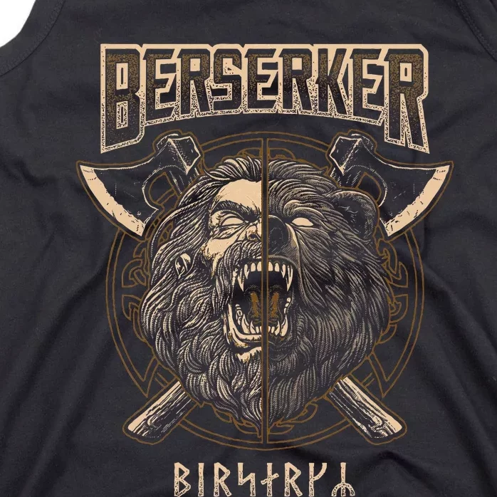 Berserker Viking Norse Pagan Bear Warrior Tank Top