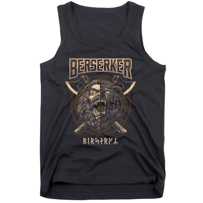 Berserker Viking Norse Pagan Bear Warrior Tank Top