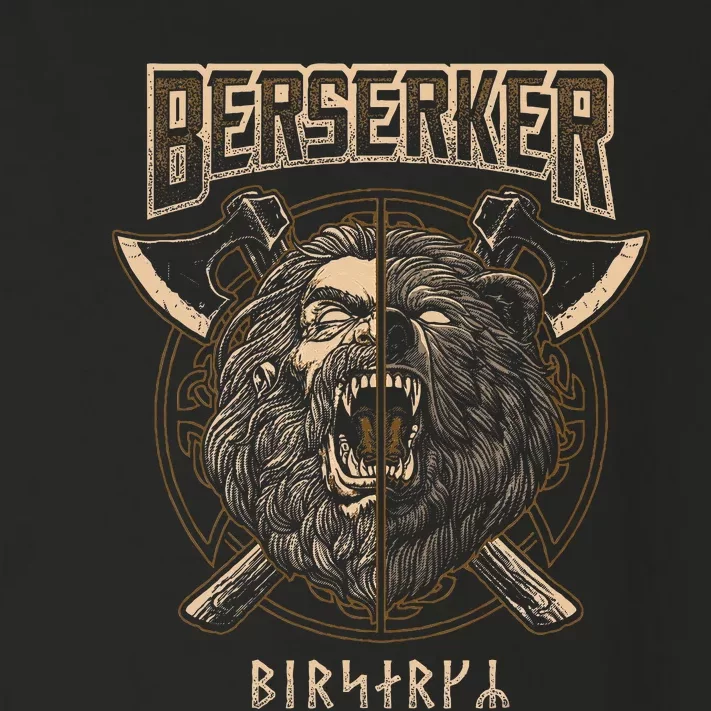 Berserker Viking Norse Pagan Bear Warrior Toddler Long Sleeve Shirt