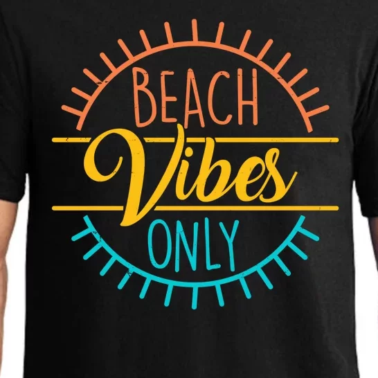 Beach Vibes Only Vacation Travel Pajama Set