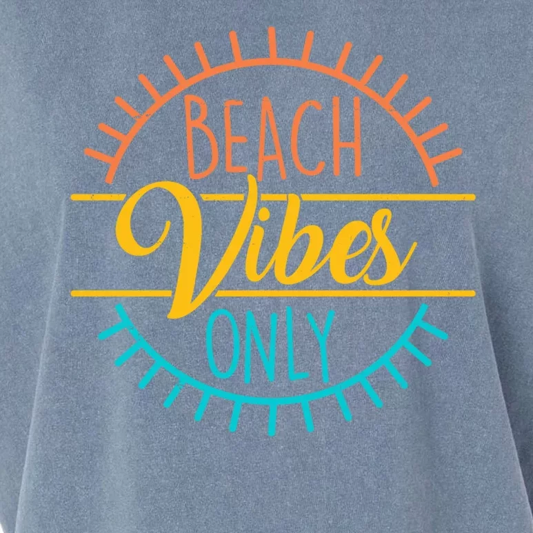 Beach Vibes Only Vacation Travel Garment-Dyed Women's Muscle Tee