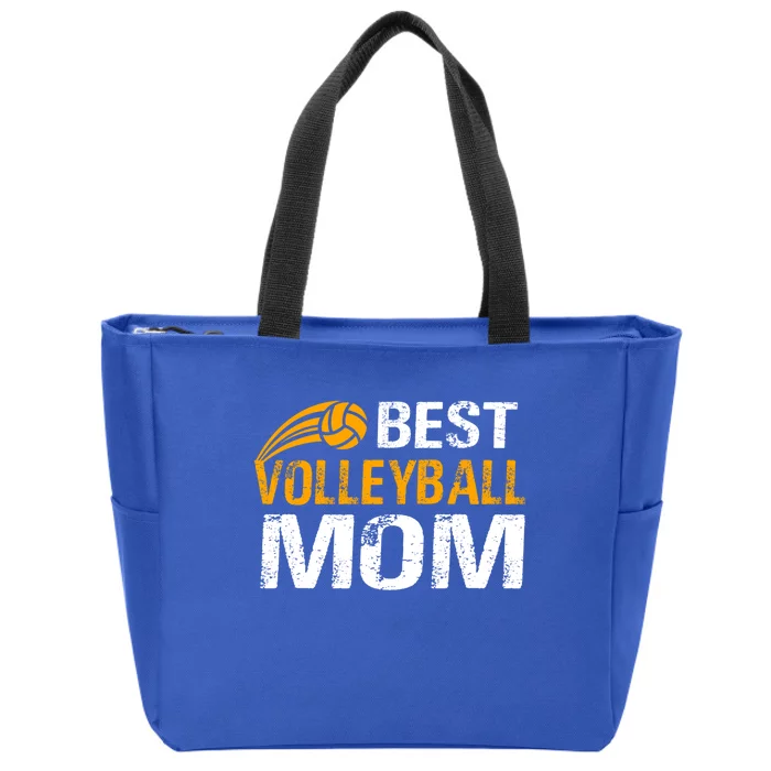 Beach Volleyball Player Great Gift Best Volleyball Mom Cute Gift Zip Tote Bag