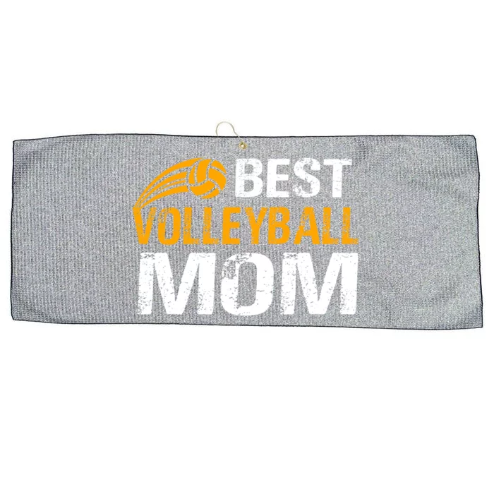 Beach Volleyball Player Great Gift Best Volleyball Mom Cute Gift Large Microfiber Waffle Golf Towel