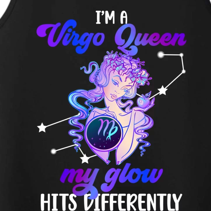 Black Virgo Queen Melanin Virgo Zodiac Sign Virgo Astrology Gift Performance Tank