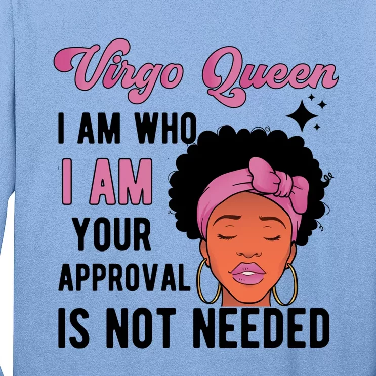 Black Virgo Queen Virgo Zodiac Sign Melanin Virgo Horoscope Gift Long Sleeve Shirt